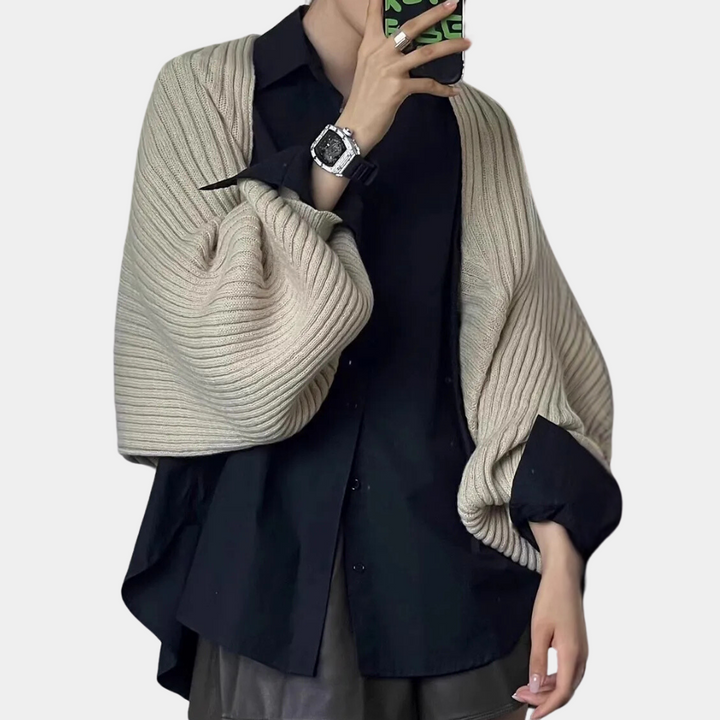 Stilla | Løs Strikket Sweatshirt til Damer