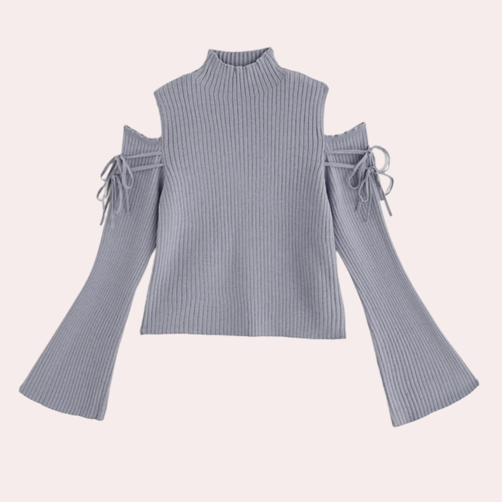 Stilla | Elegant Sweater med Åben Skuldre til Kvinder