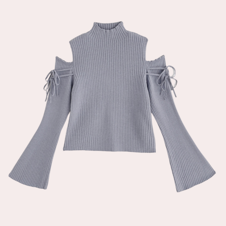 Stilla | Elegant Sweater med Åben Skuldre til Kvinder
