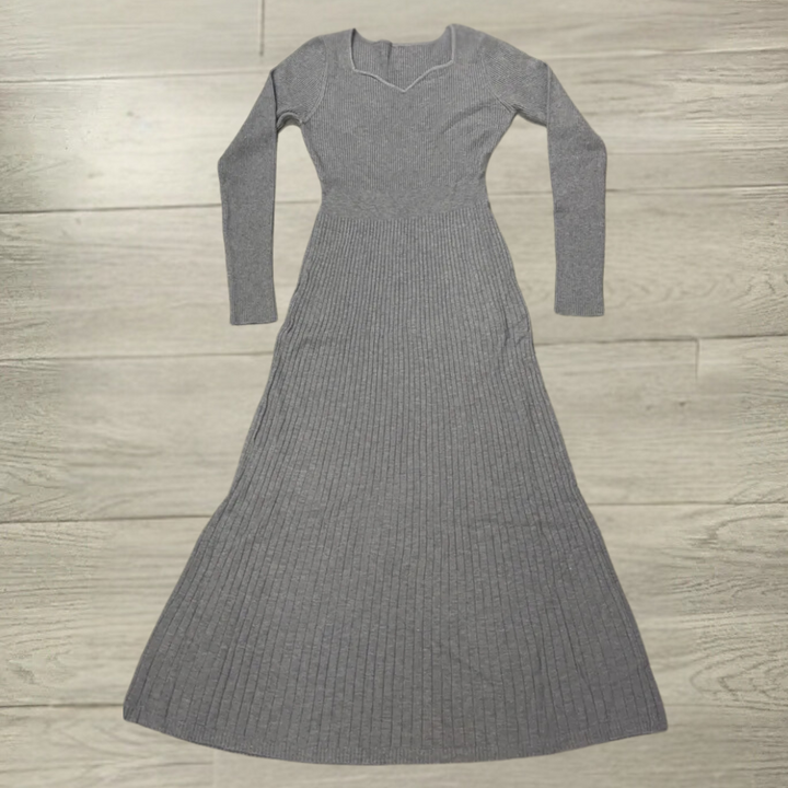 Stilla | Elegante Lang Strikkjole til Kvinder