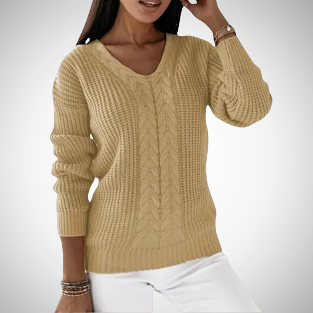 Stilla | V-udskæring Pullover i Moderne Stil