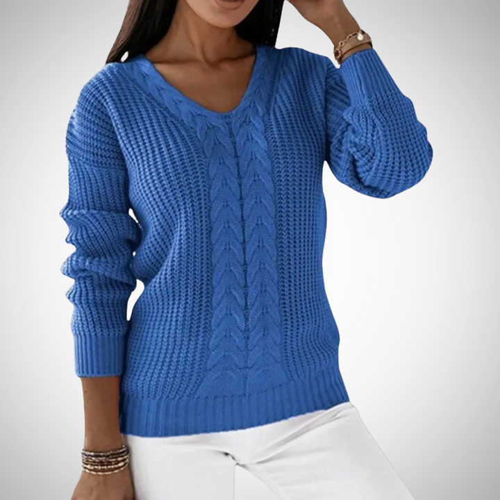 Stilla | V-udskæring Pullover i Moderne Stil