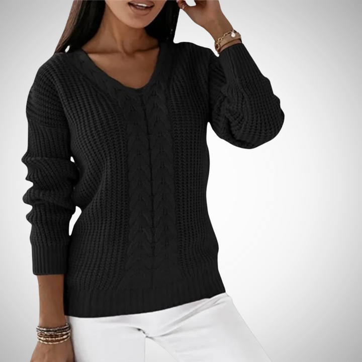 Stilla | V-udskæring Pullover i Moderne Stil