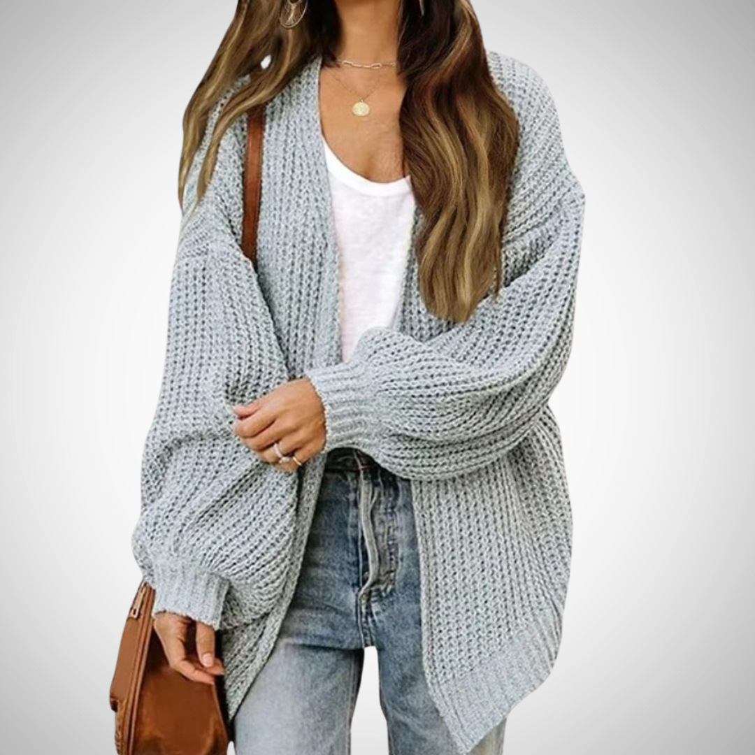 Stilla | Oversize strikjakke