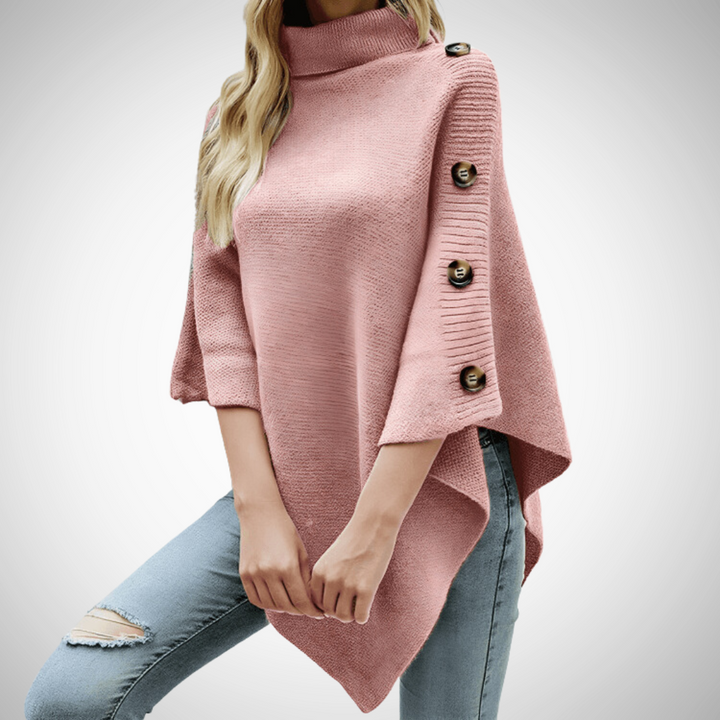 Stilla | Overdimensioneret Knap Poncho