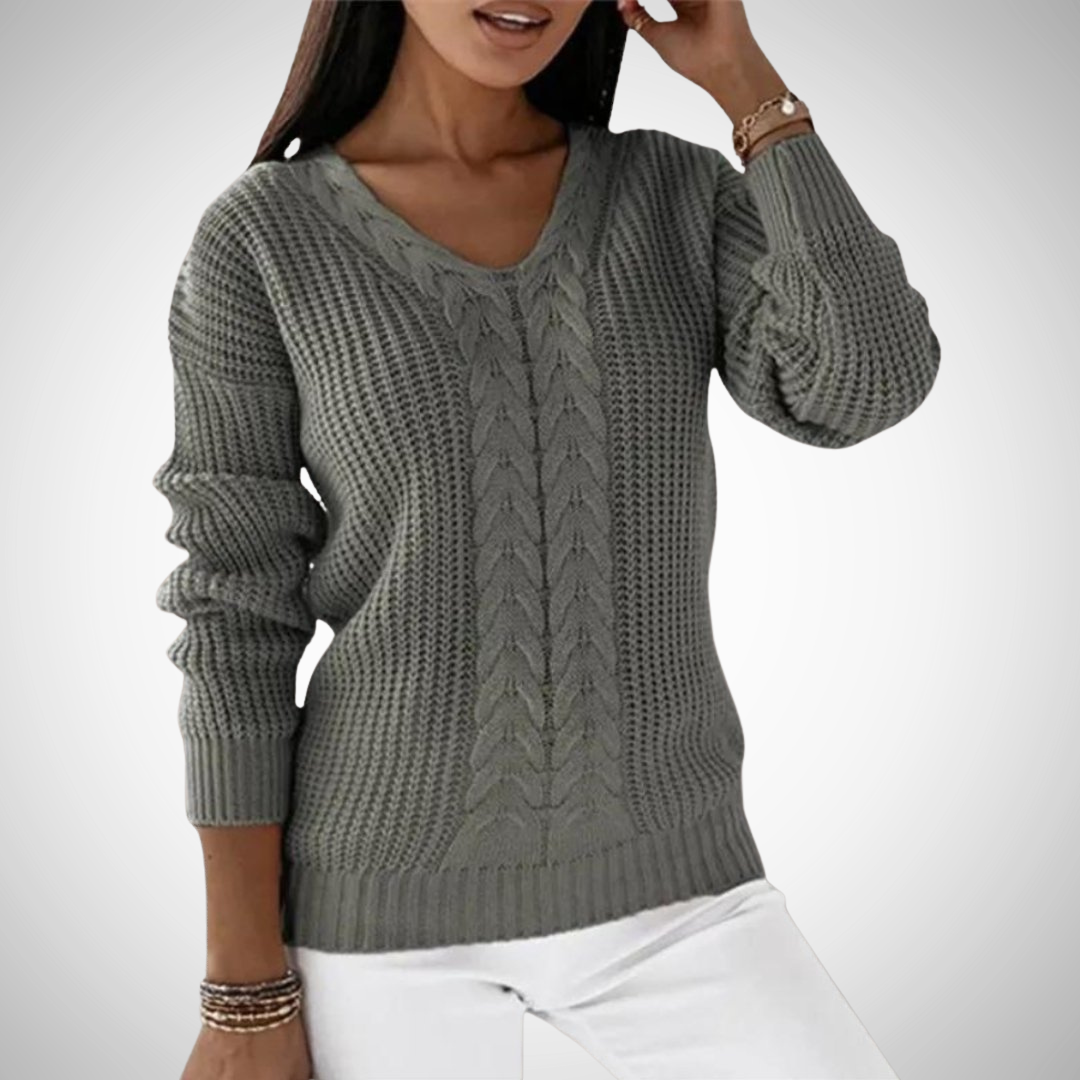 Stilla | V-udskæring Pullover i Moderne Stil