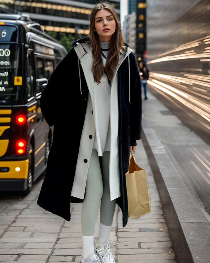 Stilla | Hætte Beige Stilfuld og Funktionel