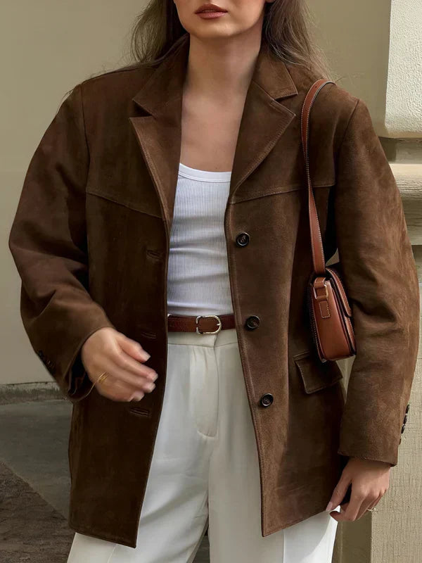 Stilla | Blazer i Ruskind