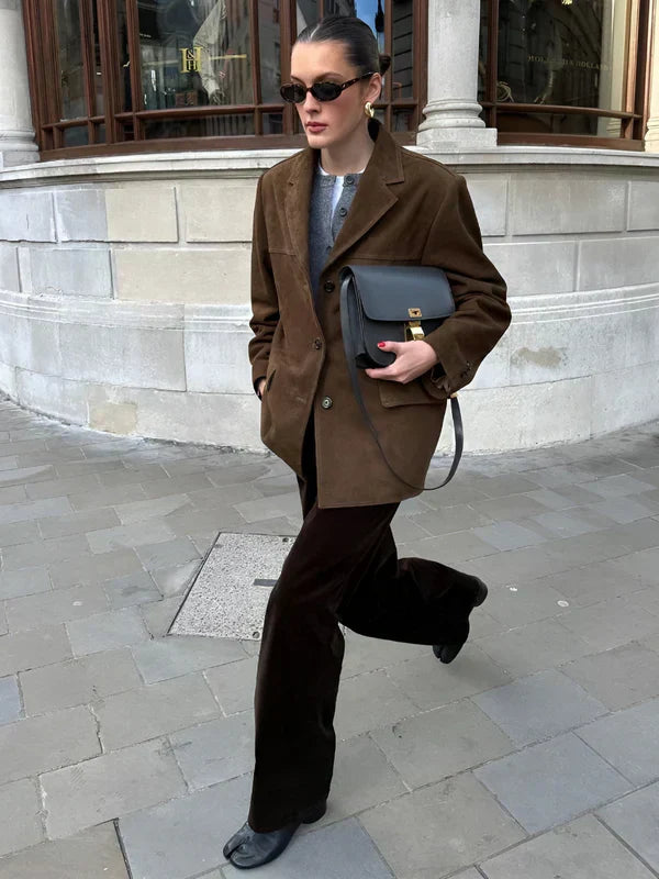 Stilla | Blazer i Ruskind