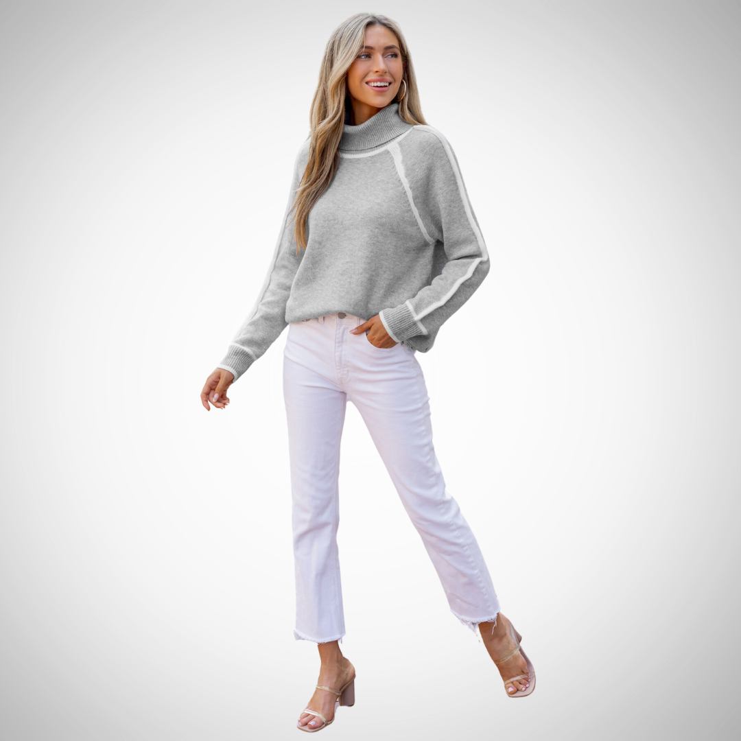 Stilla | Elegante rullekrave sweater i moderne stil