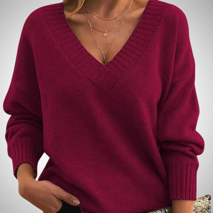 Stilla | V-udskæring Pullover