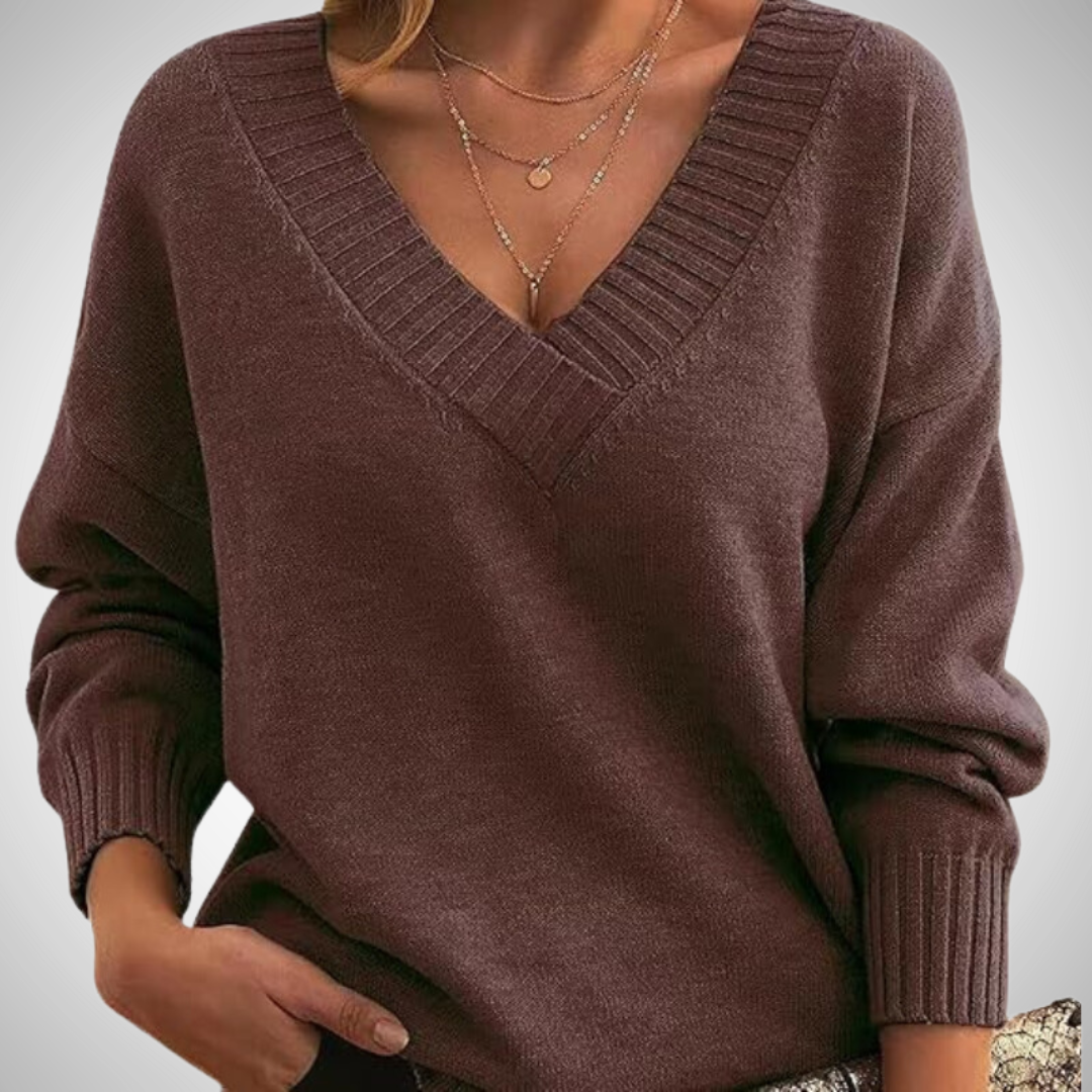Stilla | V-udskæring Pullover
