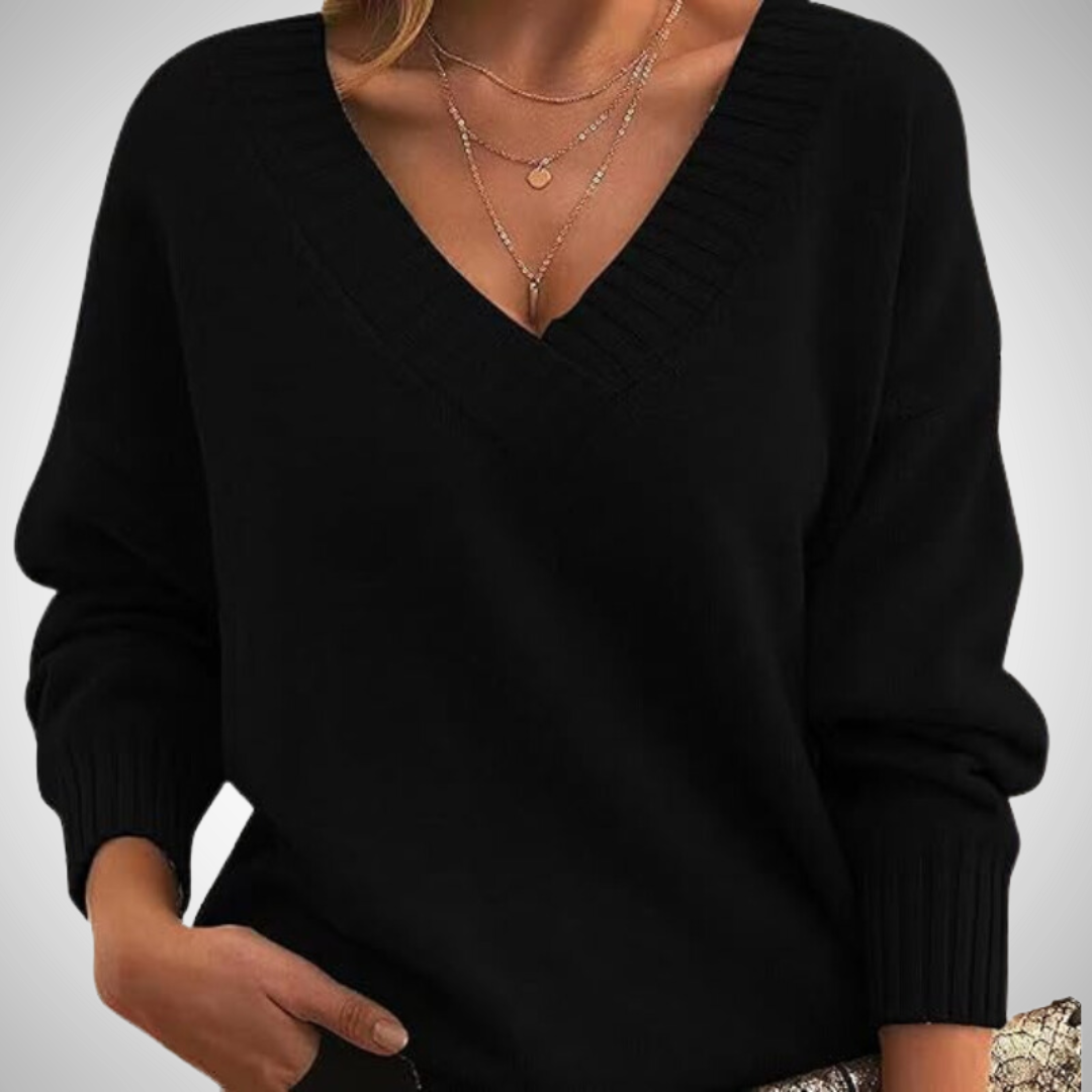 Stilla | V-udskæring Pullover