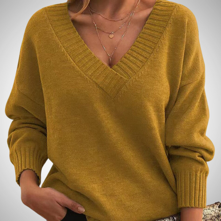 Stilla | Afslappet V-udskæring Pullover