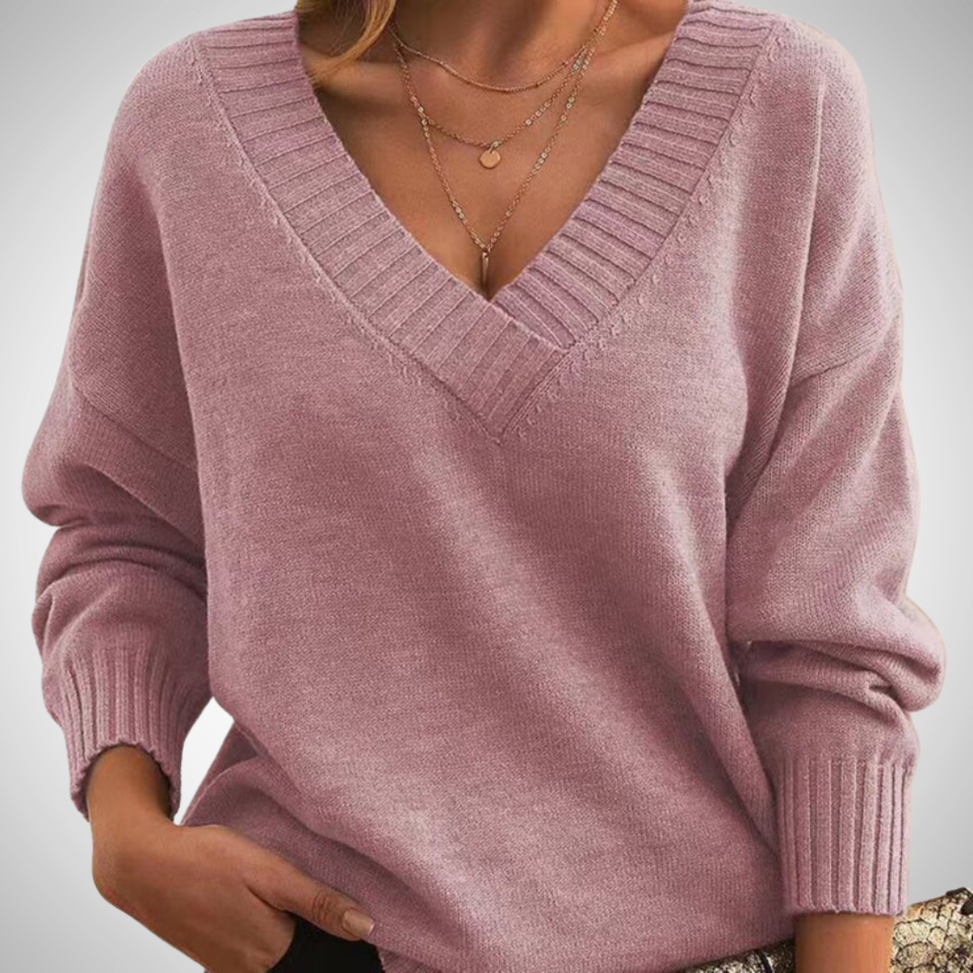 Stilla | Afslappet V-udskæring Pullover