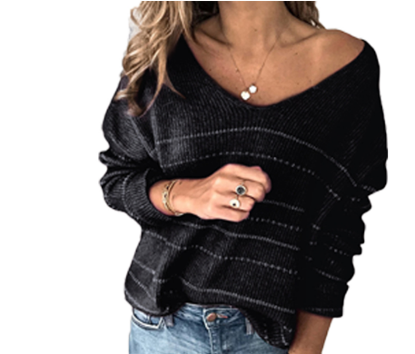 Stilla | V-udskæring Pullover Damer Calido
