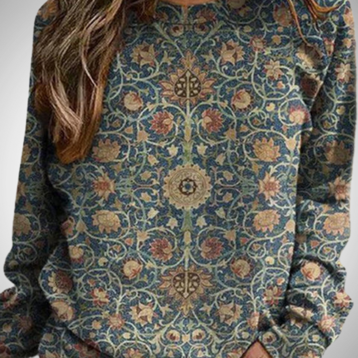 Stilla | Elegant Floral Pullover