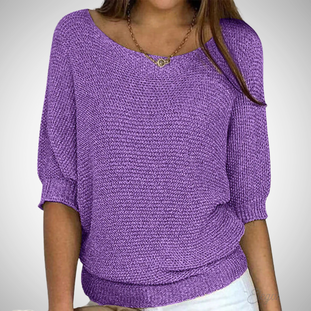 Stilla | Cross Strikket Pullover