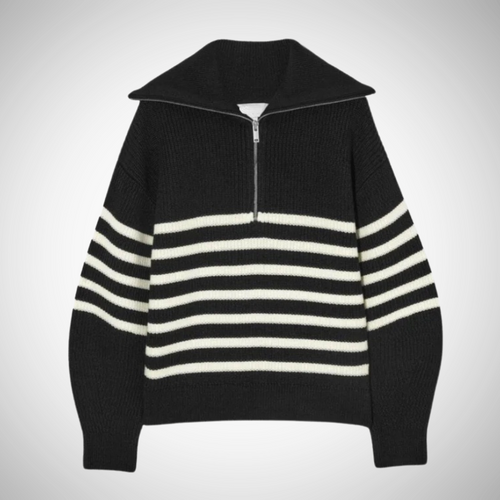 Stilla | Halv lynlås pullover