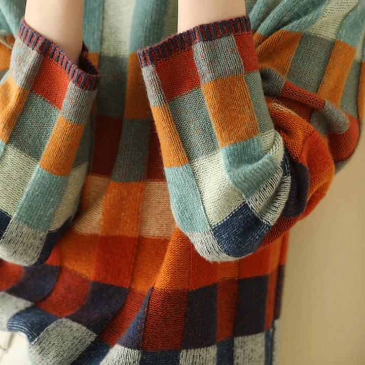 Stilla | Retro Patchwork Pullover