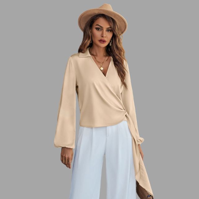 Stilla | Bluse Slips Bluse Med Løse Ærmer