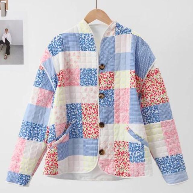 Stilla | Trendy quiltet patchworkjakke