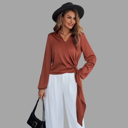 Stilla | Bluse Slips Bluse Med Løse Ærmer