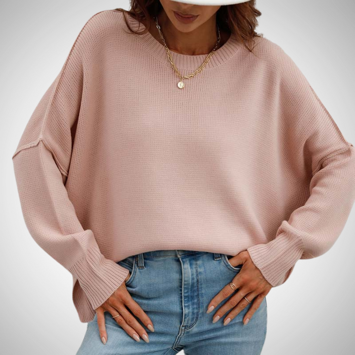 Stilla | Solid Strikpullover