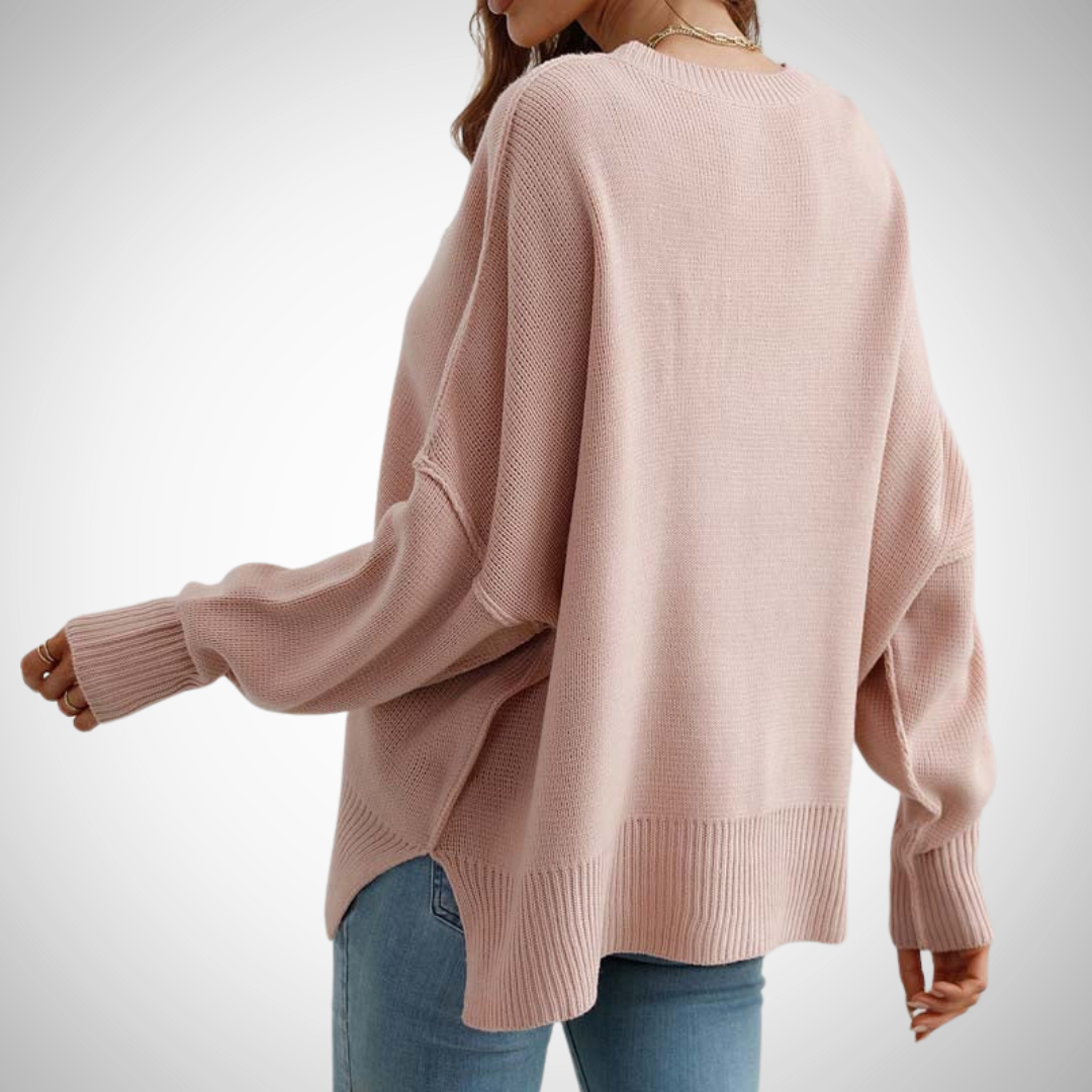 Stilla | Solid Strikpullover