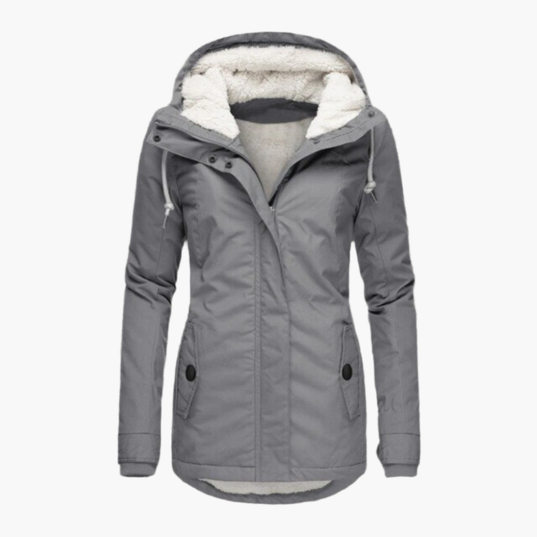 Stilla | Vinterjakke Sherpa-Hoodie - Elegant Og Varmende Outdoor Parka til Kolde Dage