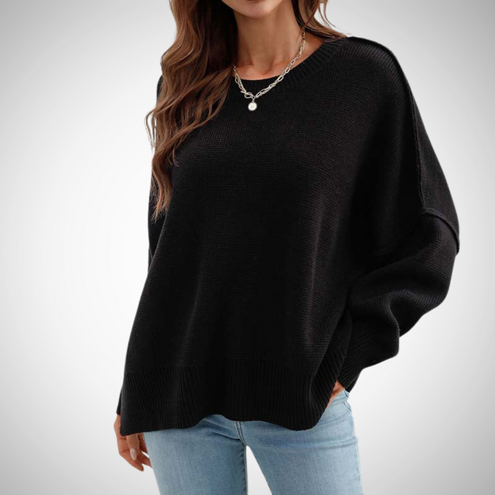 Stilla | Solid Strikpullover