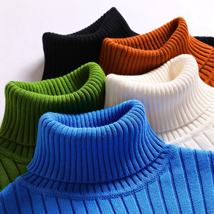 Stilla | Turtleneck sweater Blødt strik Ribdesign Langærmet varm komfort