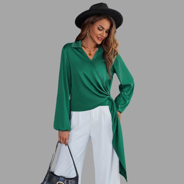 Stilla | Bluse Slips Bluse Med Løse Ærmer
