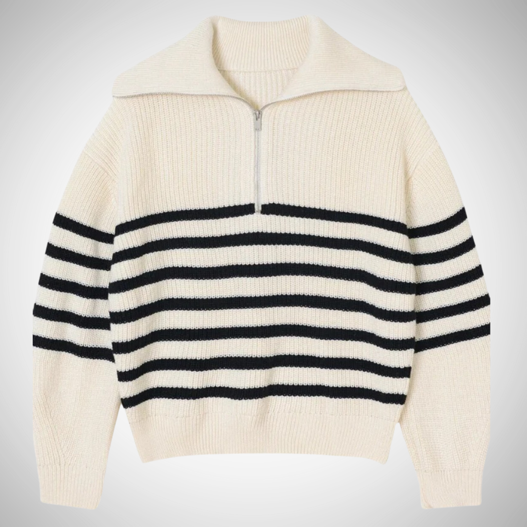 Stilla | Halv lynlås pullover