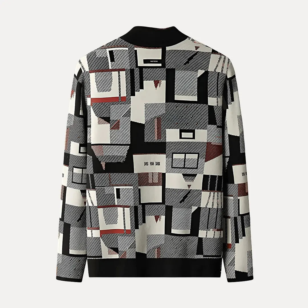 Stilla | Patchwork Strikjakke