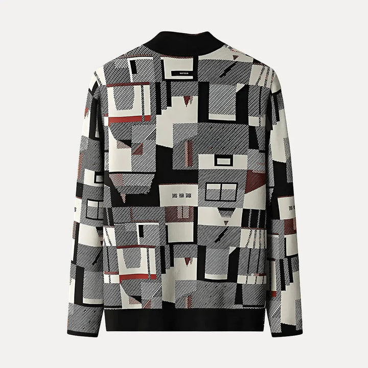 Stilla | Patchwork Strikjakke
