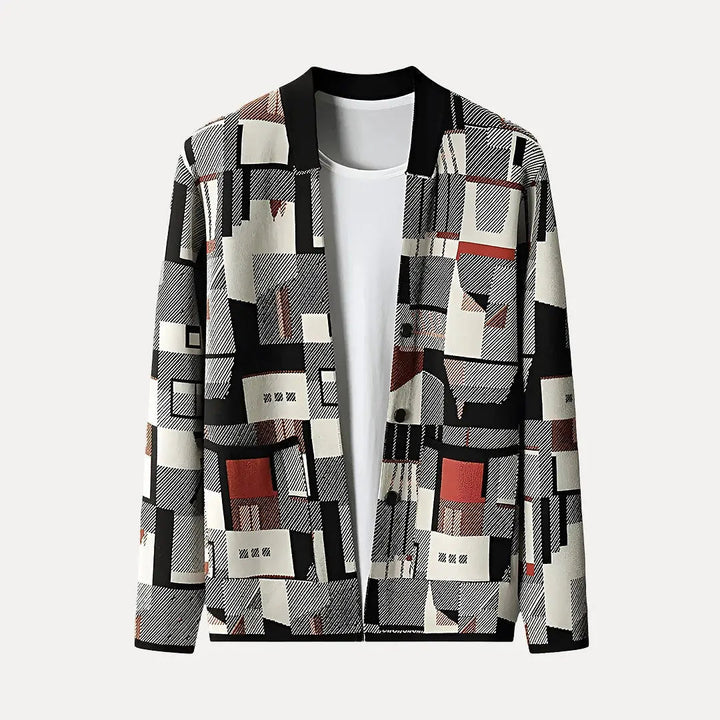 Stilla | Patchwork Strikjakke