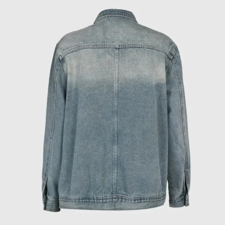 Stilla | Asymmetrisk Jeansjakke
