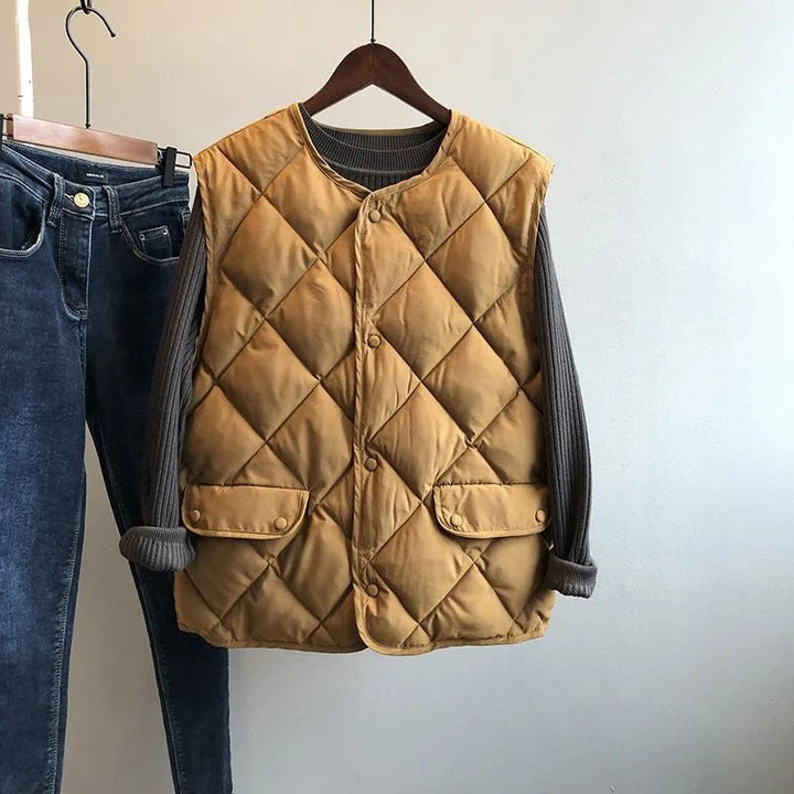 Stilla | Quilted Bomber Vest