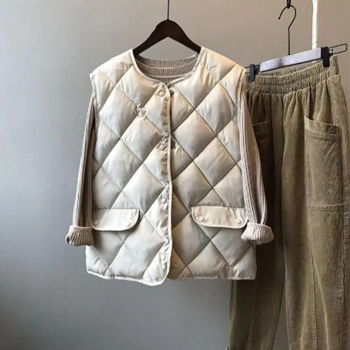 Stilla | Quilted Bomber Vest