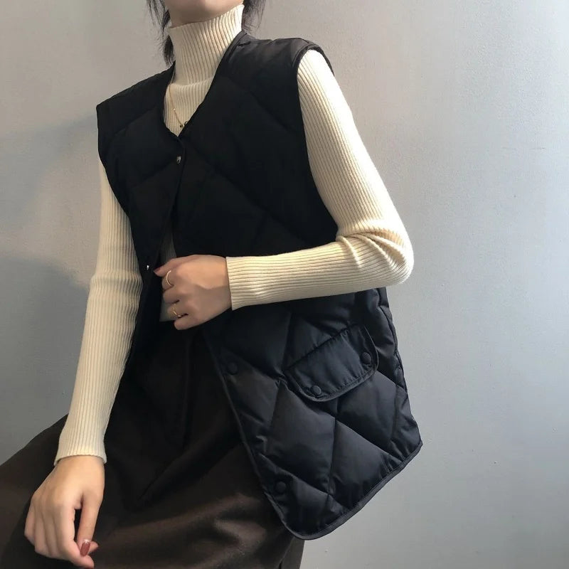 Stilla | Quilted Bomber Vest