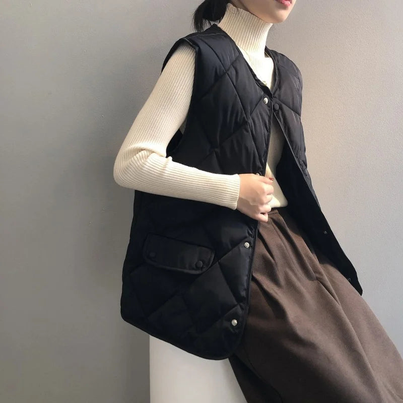 Stilla | Quilted Bomber Vest