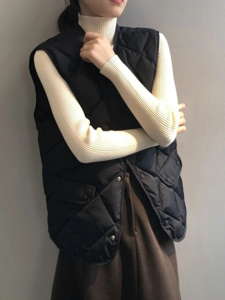 Stilla | Quilted Bomber Vest