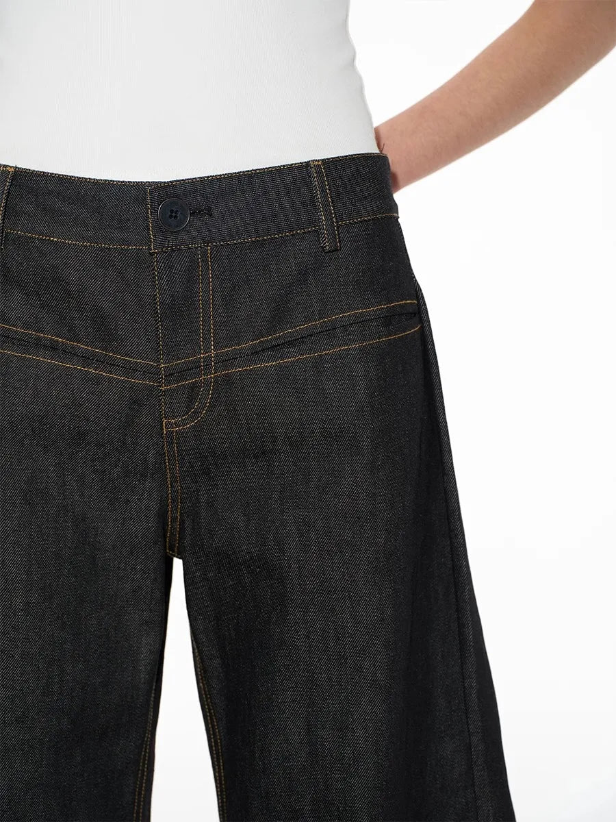Stilla | Baggy Lav Talje Jeans Dame