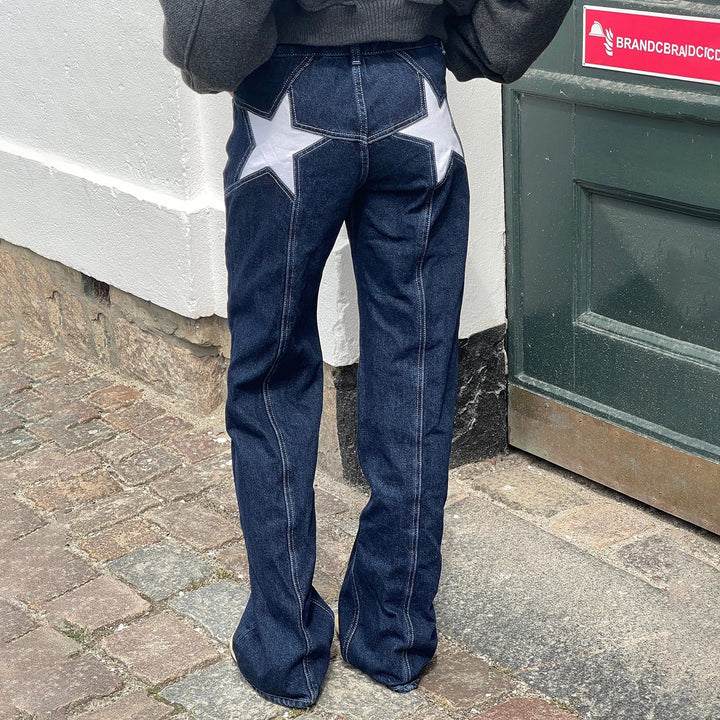 Stilla | Dame Jeans med Stjernemønster