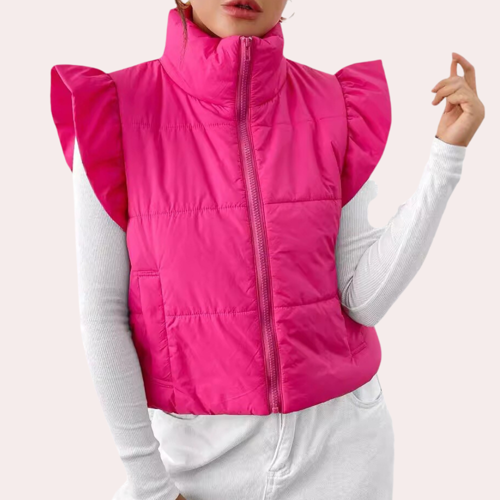 Stilla | Moderne Korte Stikkede Gilet til Kvinder