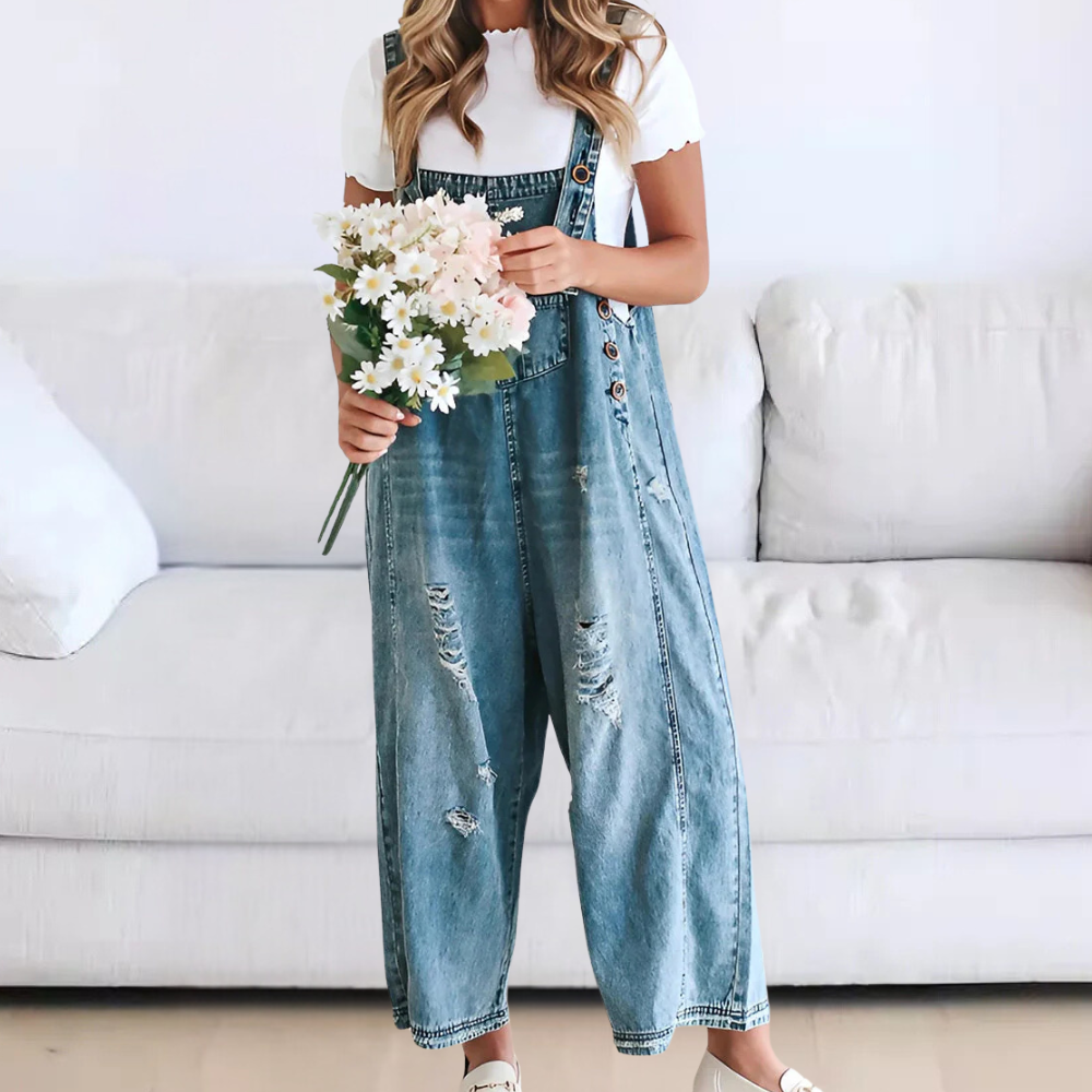 Stilla | Denim Overaller til Damer