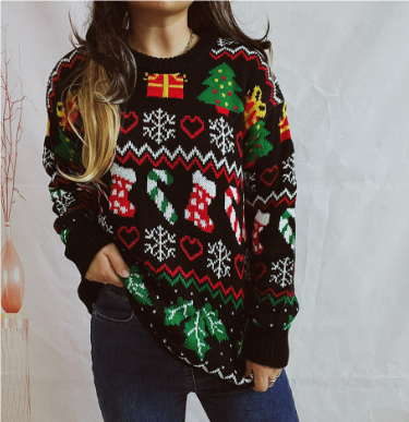 Stilla | Julepullover Damer Strikfejl Julepullover