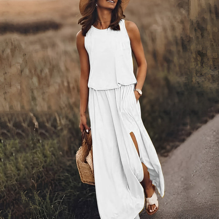 Stilla | Elegant farverigt kjole