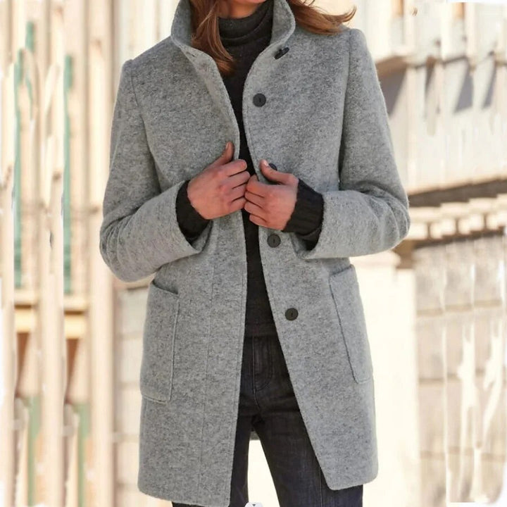 Stilla | Uld-Look Vinterfrakke